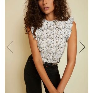 Nation LTD ruffle tank size M NWT